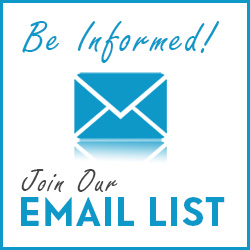 Be Informed! Join our Email List