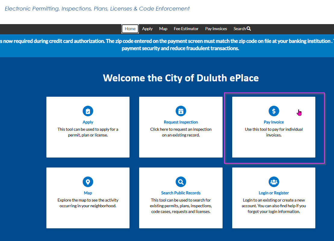 Guest Invoice Option on ePlace