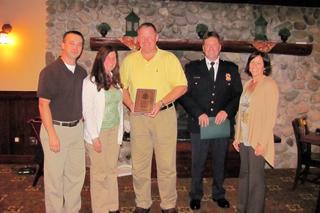Pictured from Left to Right: Inv. Ryan Temple, Inv. Lisa Mickus, Inv. Chris Lofstuen, Lt. Kerry Kolodge, Lt. Leigh Wright (not pictured, Sgt. Ann Clancey)