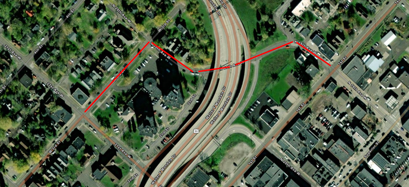 Map of Snow Removal Operations Planned