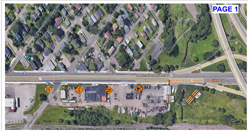 Closure map grand avenue