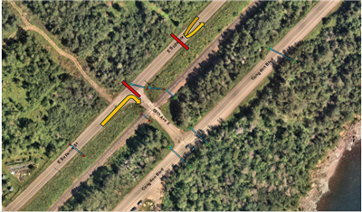 Detour map 6900 block of E Superior St