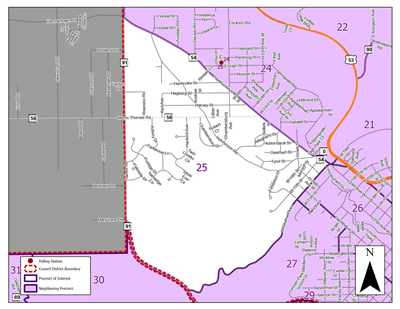 Precinct 25 map