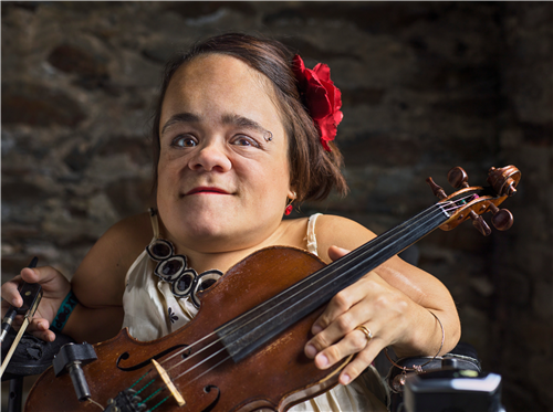 Local musician and disability culture advocate, Gaelynn Lea 